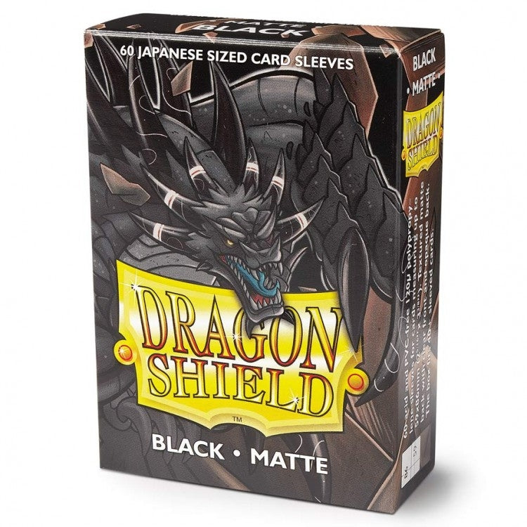 Image for Dragon Shield Matte Japanese Sleeves - Black (60-Pack) - Card Sleeves