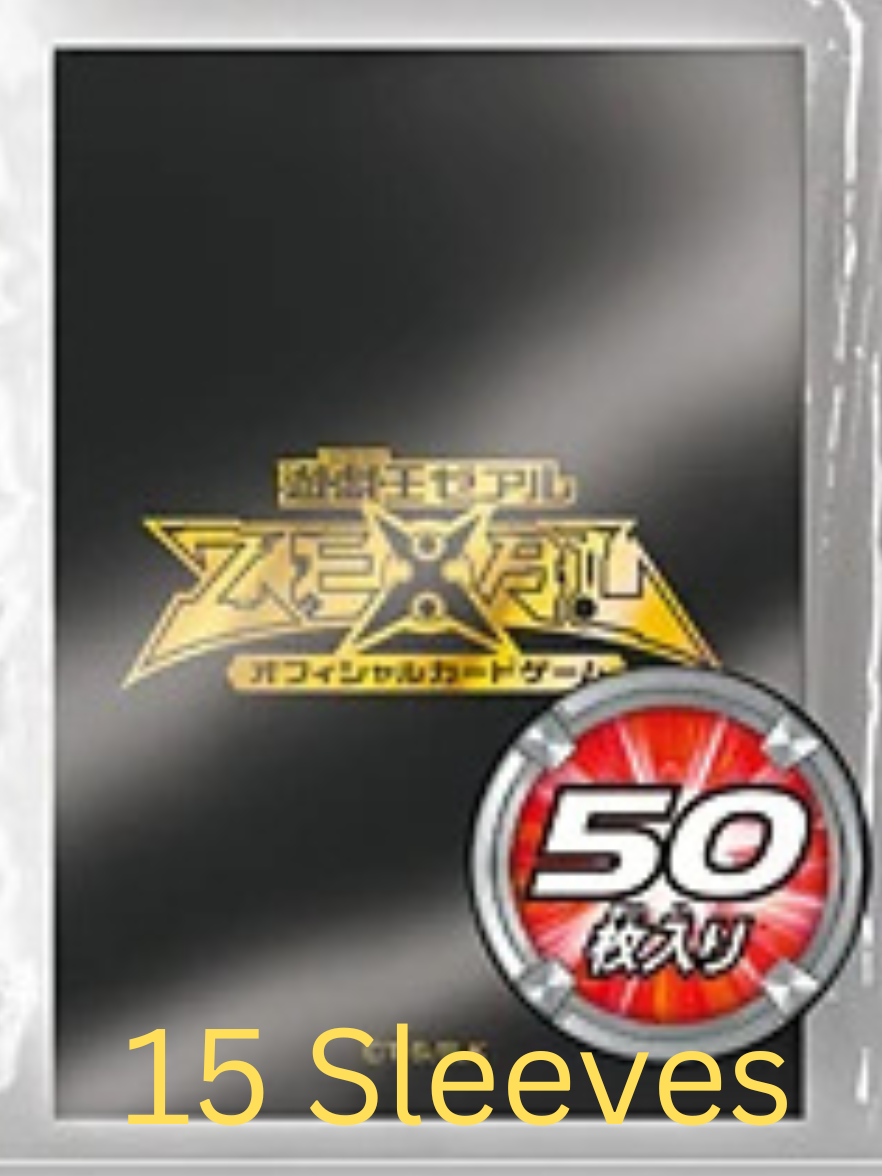 Yu-Gi-Oh! OCG Zexal Card Sleeves Black 15x
