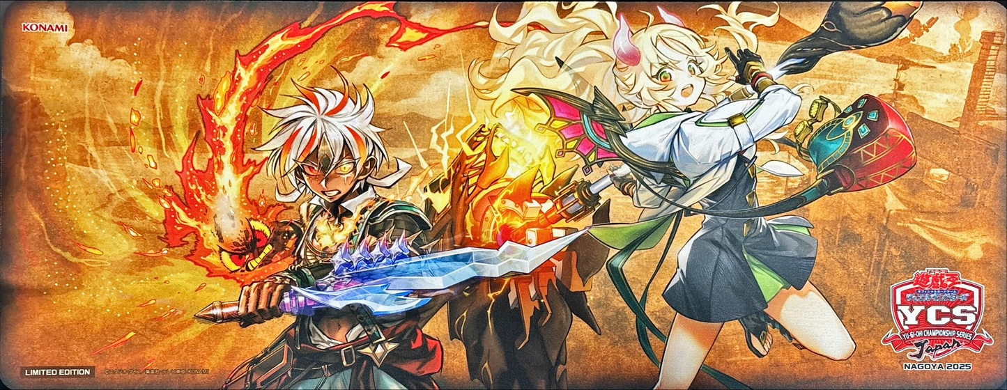 Yu-Gi-Oh! OCG YCSJ Nagoya 2025 The Fallen & Virtuous 1-Player Playmat