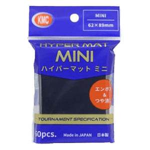 Yu-Gi-Oh! OCG - 60 KMC Mini Hyper mat Sleeves (Black) Hüllen / Sleeves - Japanese Size