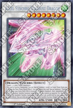 Accel Synchro Stardust Dragon (V.1 - Ultra Rare)