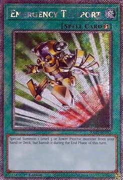 Emergency Teleport (V.4 - Platinum Secret Rare)