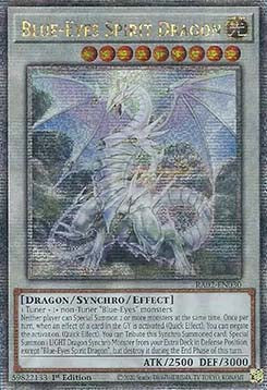 Blue-Eyes Spirit Dragon (V.5 - Quarter Century Secret Rare)