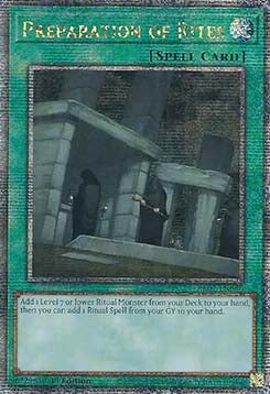 Preparation of Rites (V.5 - Quarter Century Secret Rare)