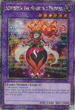 Schuberta the Melodious Maestra (V.5 - Quarter Century Secret Rare)