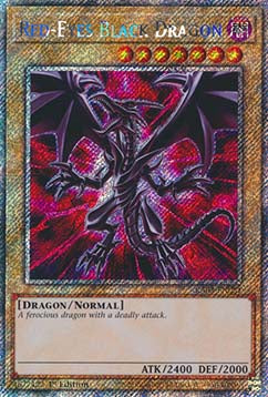 Red-Eyes Black Dragon (V.1 - Platinum Secret Rare)