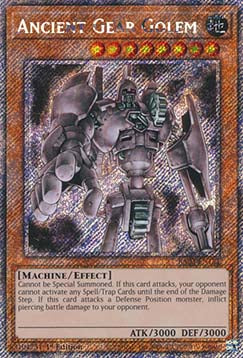 Ancient Gear Golem (V.1 - Platinum Secret Rare)