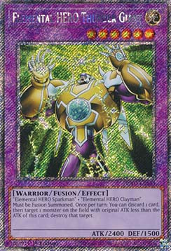 Elemental HERO Thunder Giant (V.1 - Platinum Secret Rare)
