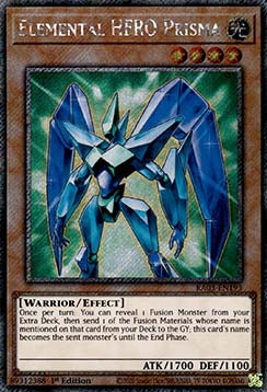 Elemental HERO Prisma (V.1 - Platinum Secret Rare)