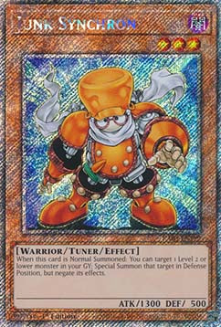 Junk Synchron (V.1 - Platinum Secret Rare)