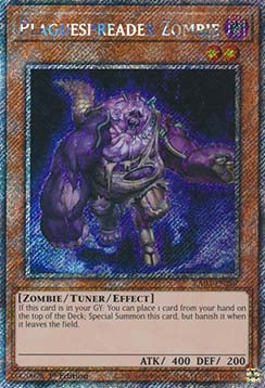 Plaguespreader Zombie (V.1 - Platinum Secret Rare)