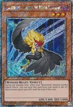 Blackwing - Kalut the Moon Shadow (V.1 - Platinum Secret Rare)