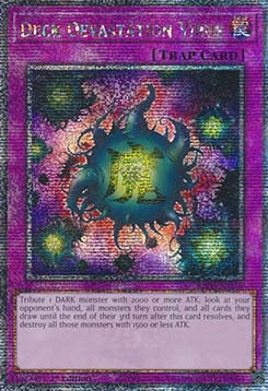 Deck Devastation Virus (V.2 - Quarter Century Secret Rare)