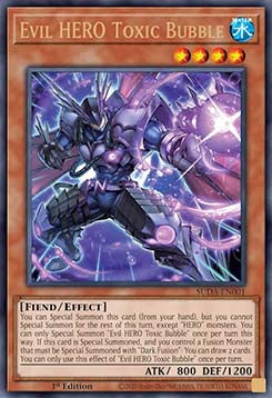 Evil HERO Toxic Bubble (V.1 - Ultra Rare)