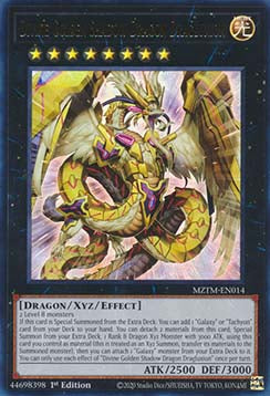 Divine Golden Shadow Dragon Dragluxion (V.1 - Ultra Rare)
