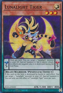 Lunalight Tiger (V.1 - Super Rare)