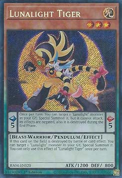 Lunalight Tiger (V.3 - Secret Rare)