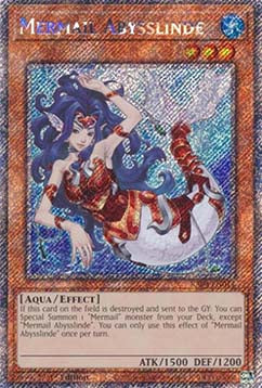 Mermail Abysslinde (V.4 - Platinum Secret Rare)