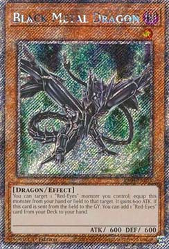 Black Metal Dragon (V.4 - Platinum Secret Rare)