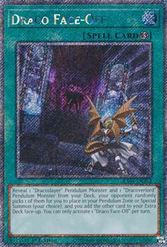 Draco Face-Off (V.1 - Platinum Secret Rare)