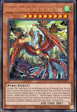 Radiant Typhoon Fonix, the Great Flame (V.1 - Ultra Rare)