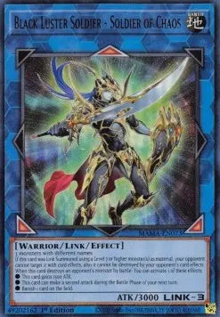 Black Luster Soldier - Soldier of Chaos (V.1 - Ultra Rare) MAMA-073 – Englisch, NM, 1. Auflage