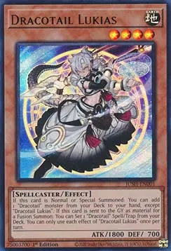 Dracotail Lukias (V.1 - Ultra Rare) JUSH-001 – Deutsch, NM