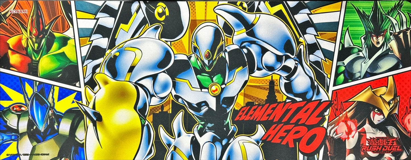 Yu-Gi-Oh! Rush Duel Elemental Hero Comic Spielmatte (Half-Size)
