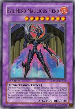 Evil HERO Malicious Fiend DP06-013 Ultra Rare – Japanisch, EX