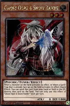 Ghost Ogre & Snow Rabbit (V.5 - Quarter Century Secret Rare) RA04-015 – Englisch, NM, American version, 1. Auflage