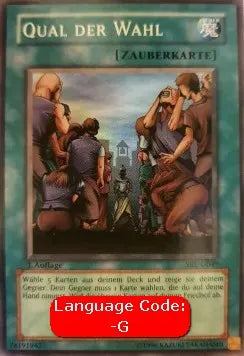 Painful Choice (V.1 - Super Rare) SRL-049 – Deutsch, PL