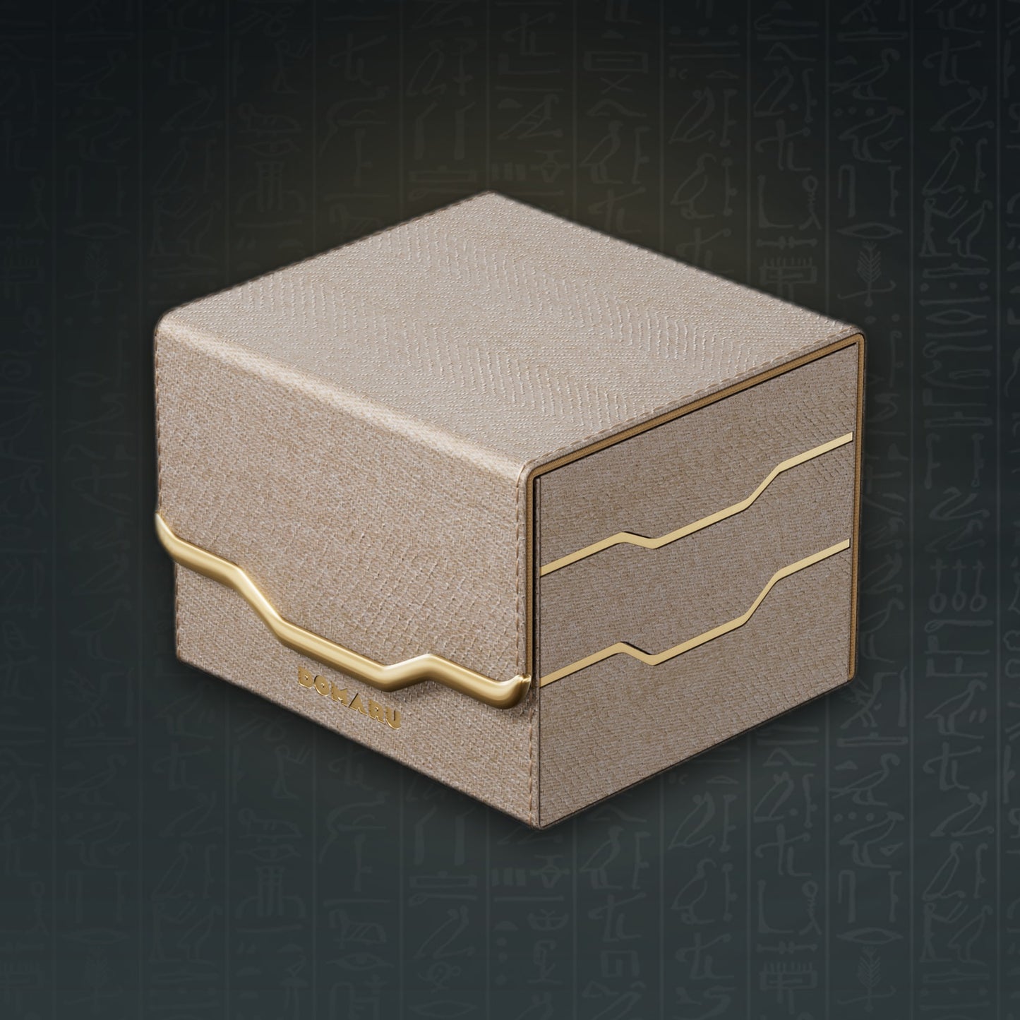 Gatherers' Tavern DOMARU Armory Horizon Deck Box – Alabaster