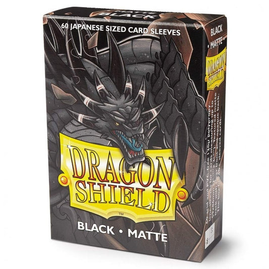 Image for Dragon Shield Matte Japanese Sleeves - Black (60-Pack) - Card Sleeves