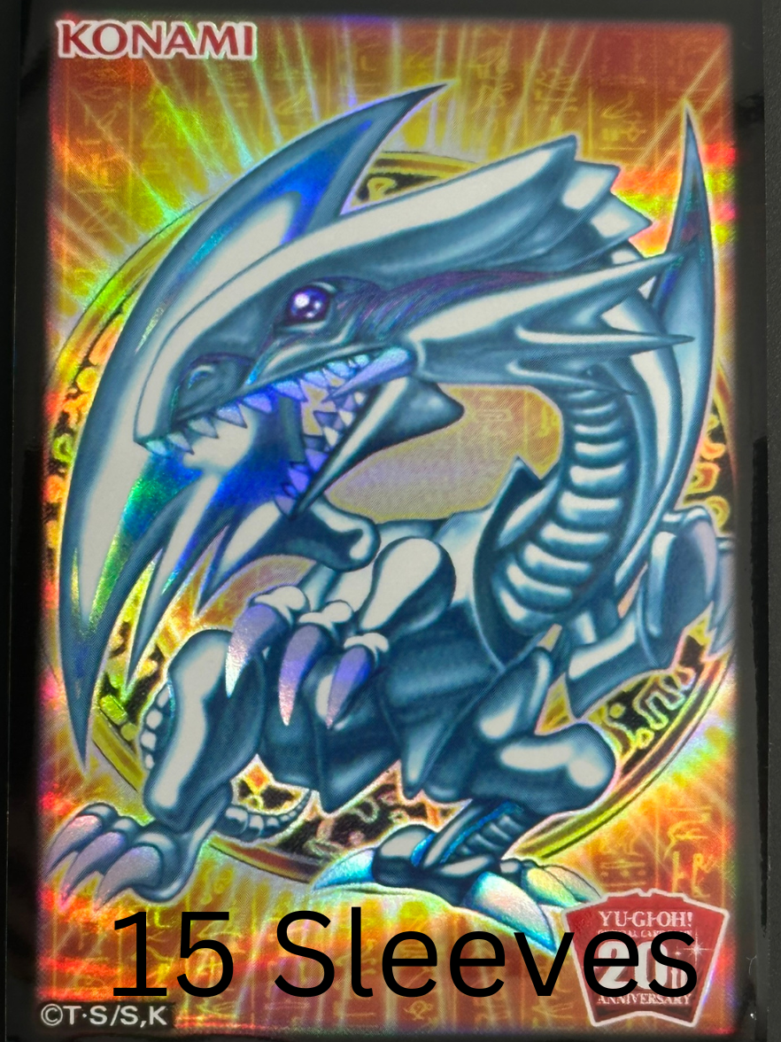 Yu-Gi-Oh! OCG -  Blauäugiger Weißer Drache / Blue-Eyes White Dragon Hüllen 15x
