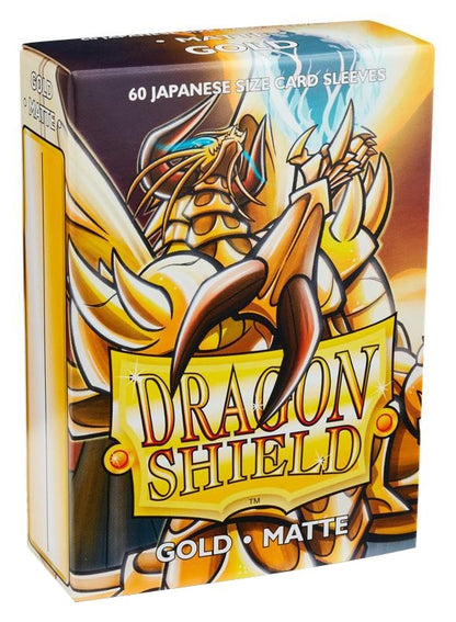Dragon Shield Matte Japanese Sleeves Gold 60-Pack