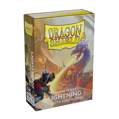 Dragon Shield Dual Matte Japanese Sleeves Lightning 60-Pack