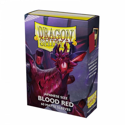 Dragon Shield Japanese Matte Sleeves Blood Red 60-Pack