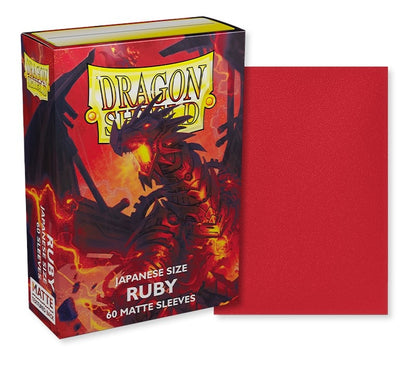 Dragon Shield Japanese Matte Sleeves Ruby 60-Pack