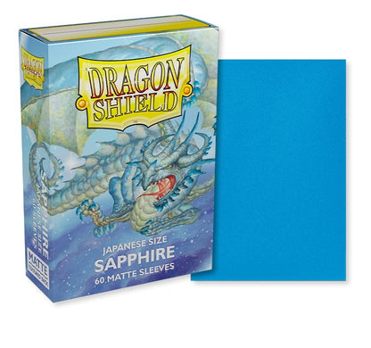 Dragon Shield Japanese Matte Sleeves Sapphire 60-Pack