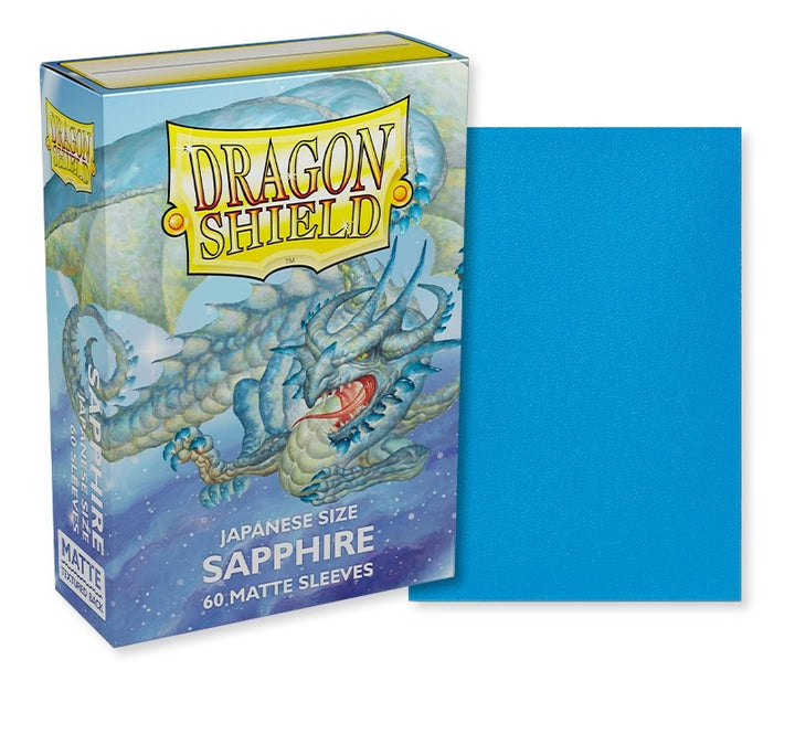 Dragon Shield Japanese Matte Sleeves Sapphire 60-Pack