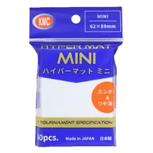 Yu-Gi-Oh! OCG - 60 KMC Mini Hyper mat Sleeves (White) Hüllen / Sleeves - Japanese Size