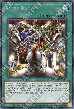 Sales Ban