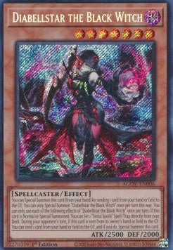 Diabellstar the Black Witch (V.1 - Secret Rare)