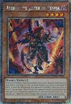 Aluber the Jester of Despia (V.4 - Platinum Secret Rare)