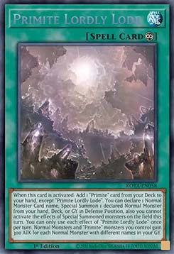 Primite Lordly Lode (V.1 - Secret Rare)