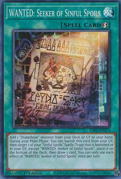 WANTED: Seeker of Sinful Spoils (V.1 - Super Rare)