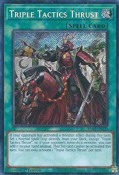 Triple Tactics Thrust (V.3 - Secret Rare)
