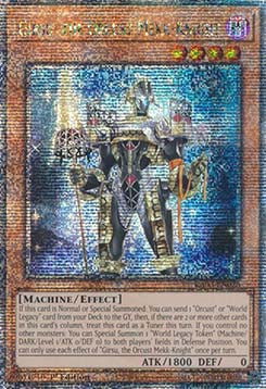 Girsu, the Orcust Mekk-Knight (V.5 - Quarter Century Secret Rare)