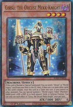 Girsu, the Orcust Mekk-Knight (V.7 - Ultimate Rare)