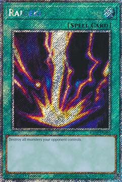 Raigeki (V.1 - Platinum Secret Rare)